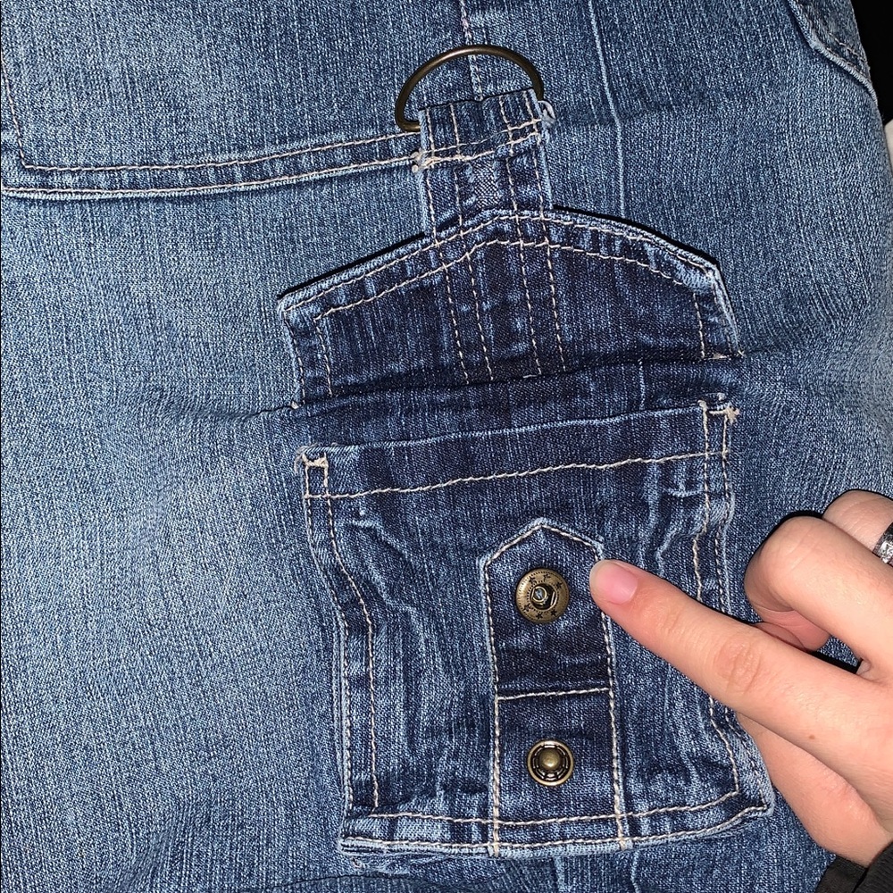 Younique Vintage Denim Blue Pencil Skirt - Picture 5 of 6